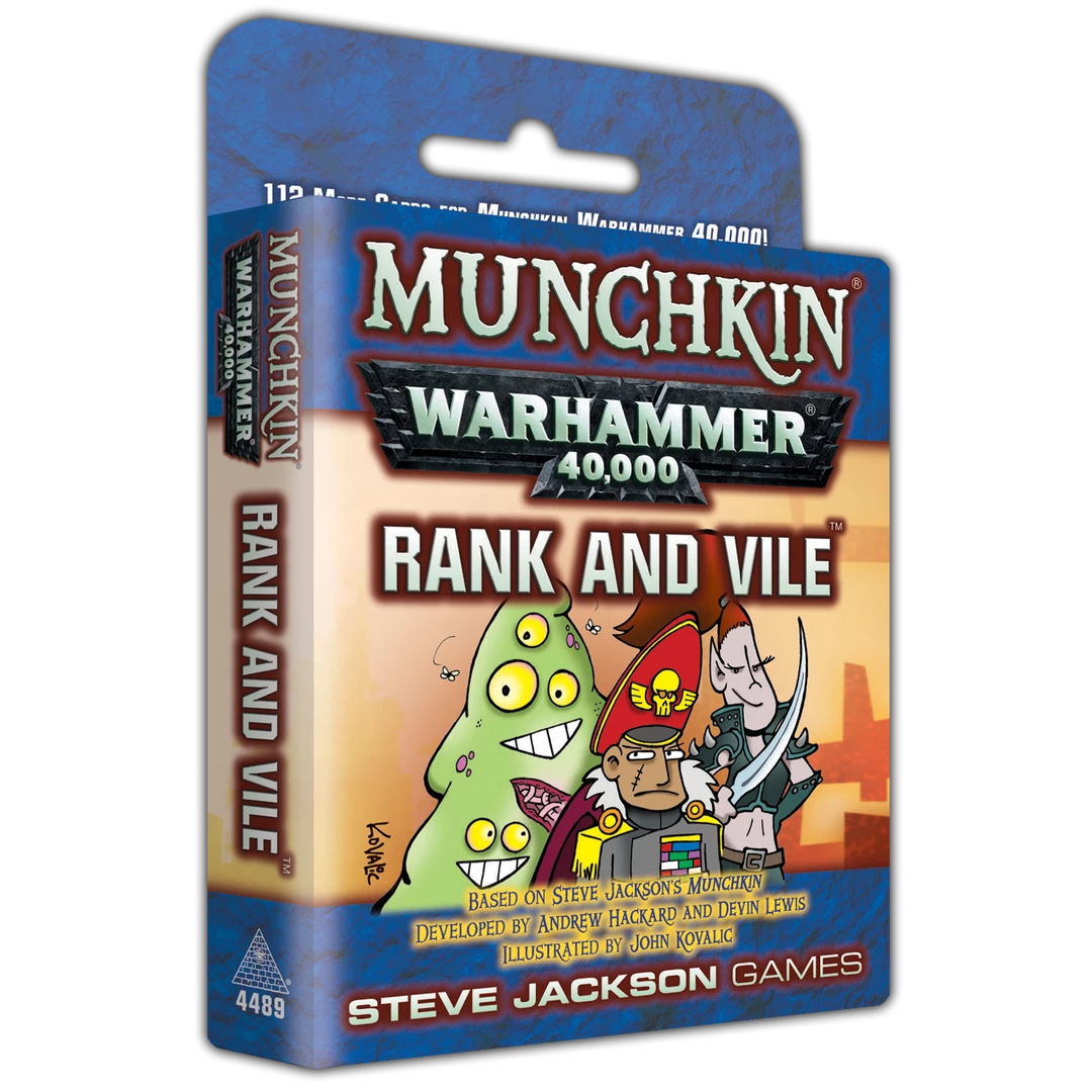Steve Jackson Games Munchkin Warhammer 40000 Rank And Vile Card Games