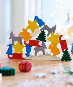 HABA Family Games Animal Upon Animal Christmas Edition