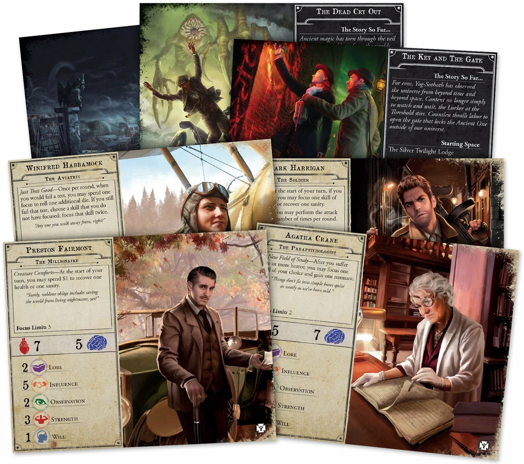Fantasy Flight Games Strategy Games Arkham Horror Secrets Of The Order