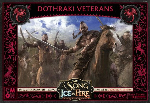 CMON A Song Of Ice & Fire: Tabletop Miniatures Game - Dothraki Veterans