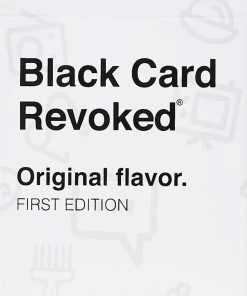 CFAP Holdings Black Card Revoked First Edition Card Games