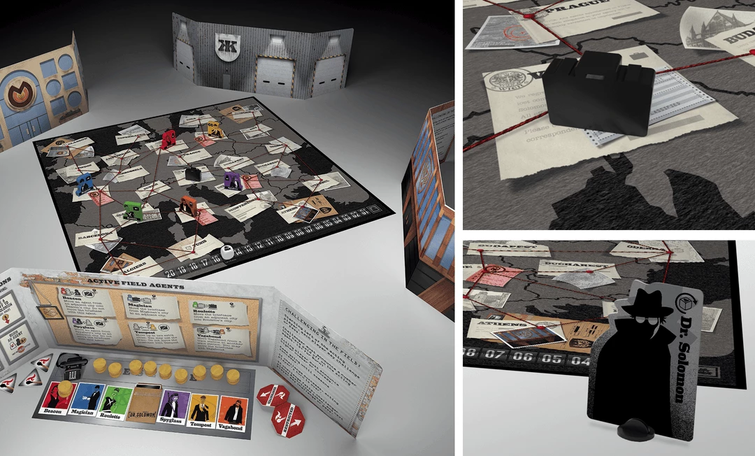 Restoration Games Strategy Games Conspiracy The Solomon Gambit