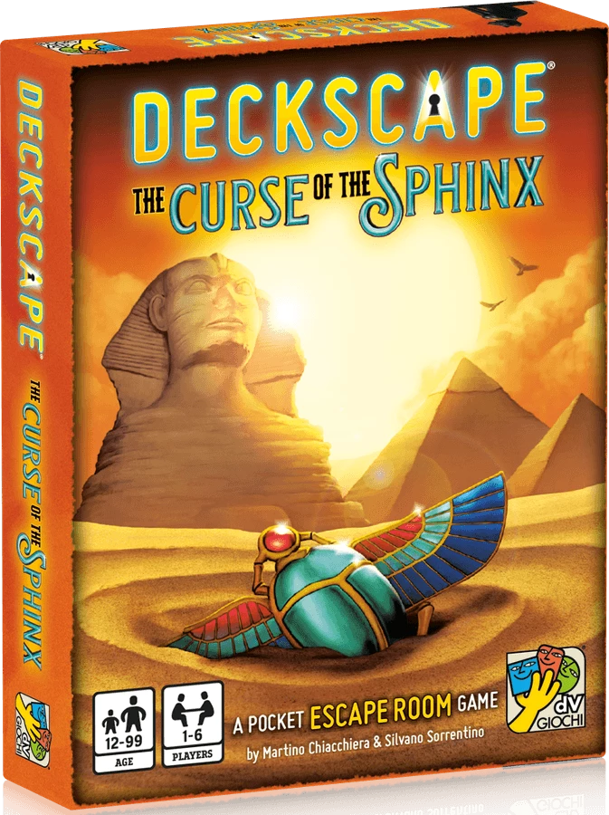 DV Games Card Games Deckscape Curse Of The Sphinx