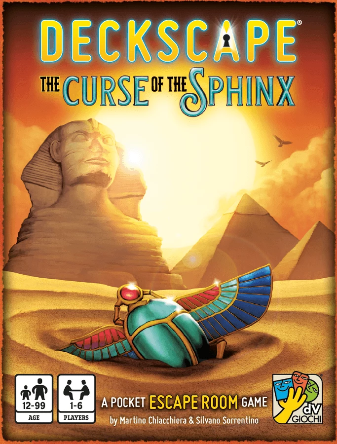 DV Games Card Games Deckscape Curse Of The Sphinx