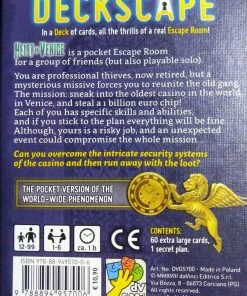 DV Games Deckscape Heist In Venice Card Games
