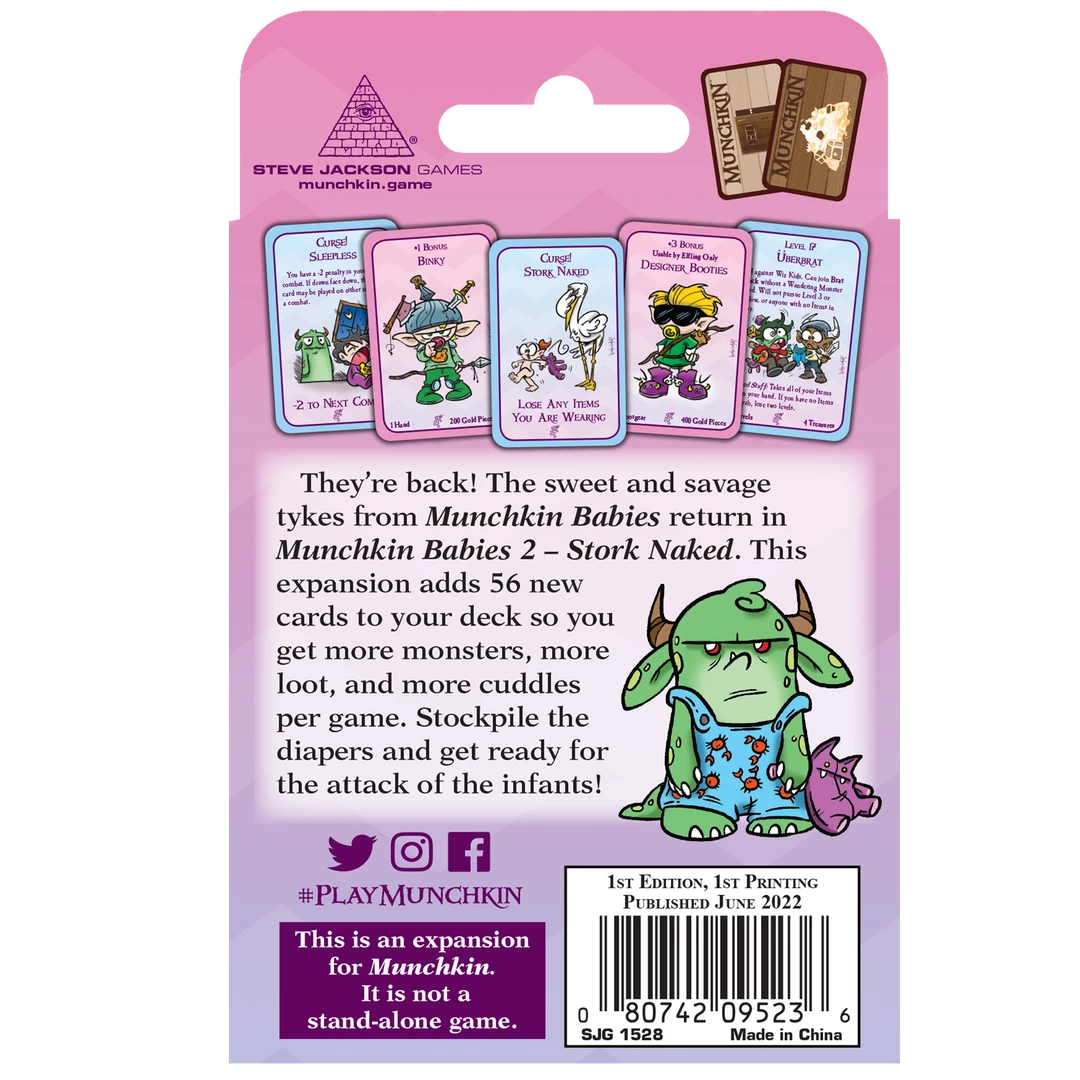 Steve Jackson Games Munchkin Babies 2 Stork Naked