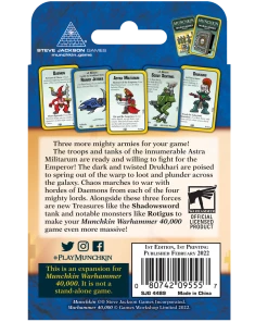 Steve Jackson Games Munchkin Warhammer 40000 Rank And Vile Card Games