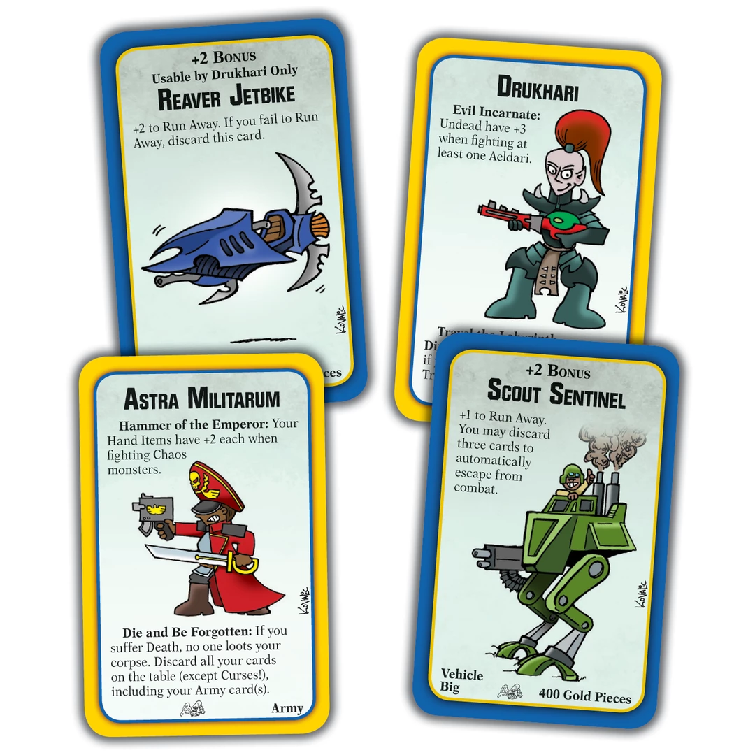 Steve Jackson Games Munchkin Warhammer 40000 Rank And Vile Card Games