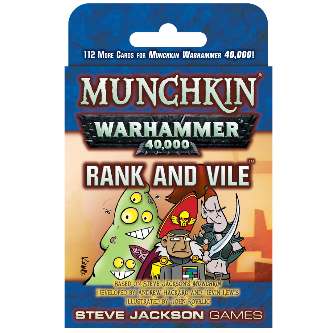 Steve Jackson Games Munchkin Warhammer 40000 Rank And Vile Card Games