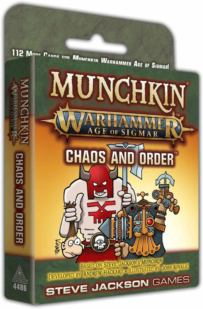 Steve Jackson Games Munchkin Warhammer Age Of Sigmar Chaos And Order Strategy Games