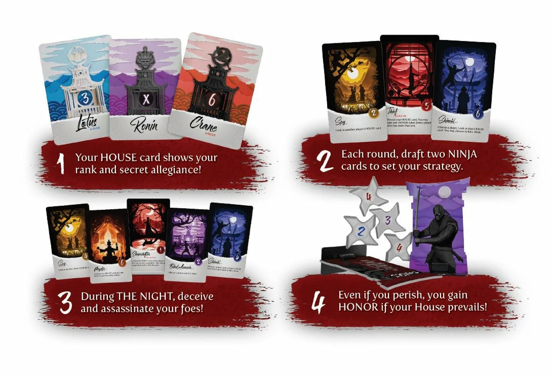 Brotherwise Games Night Of The Ninja Strategy Games