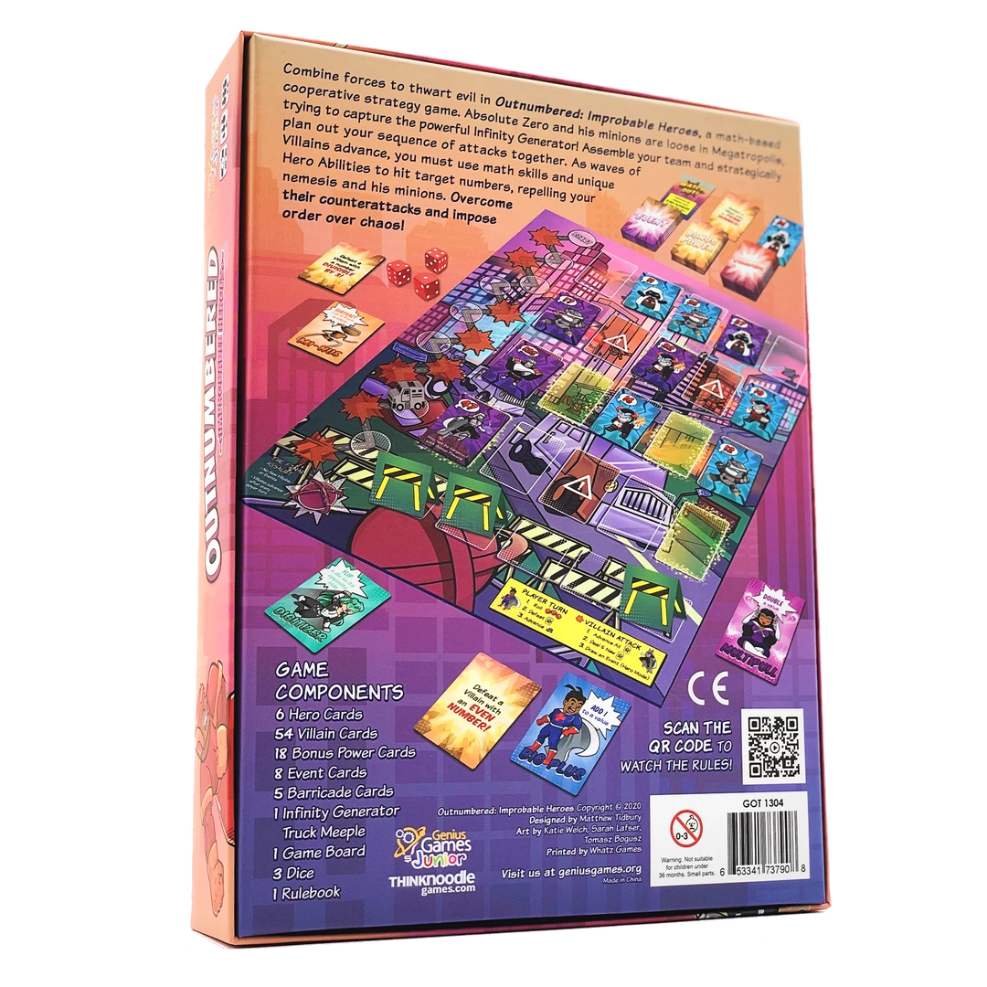 Genius Games Outnumbered Improbable Heroes Strategy Games