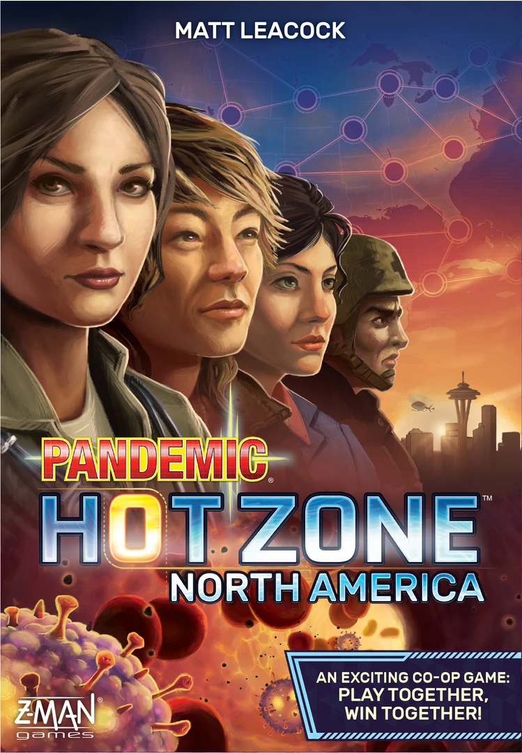 Z-Man Games Pandemic Hot Zone North America Strategy Games