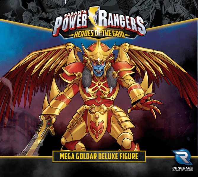 Renegade Game Studios Power Rangers Heroes Of The Grid Mega Goldar Deluxe Figure Strategy Games