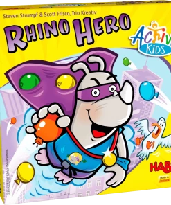 HABA Family Games Rhino Hero Active Kids