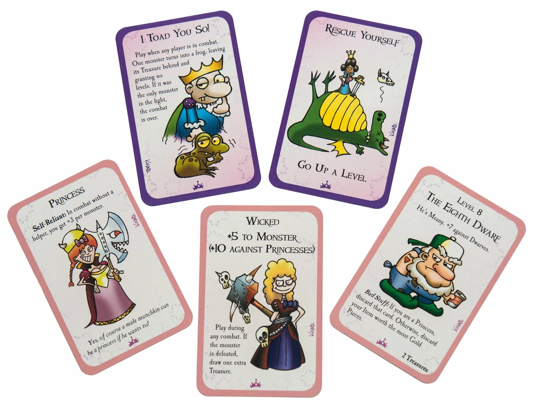 Steve Jackson Games Card Games Munchkin Princesses 2nd Edition Booster