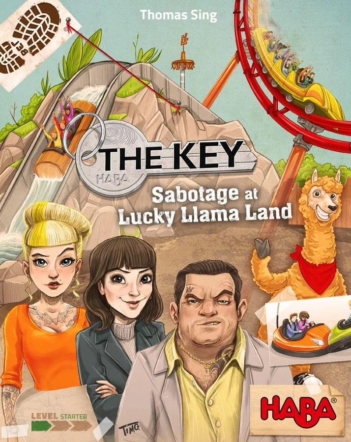 HABA Family Games The Key Sabotage At Lucky Llama Land