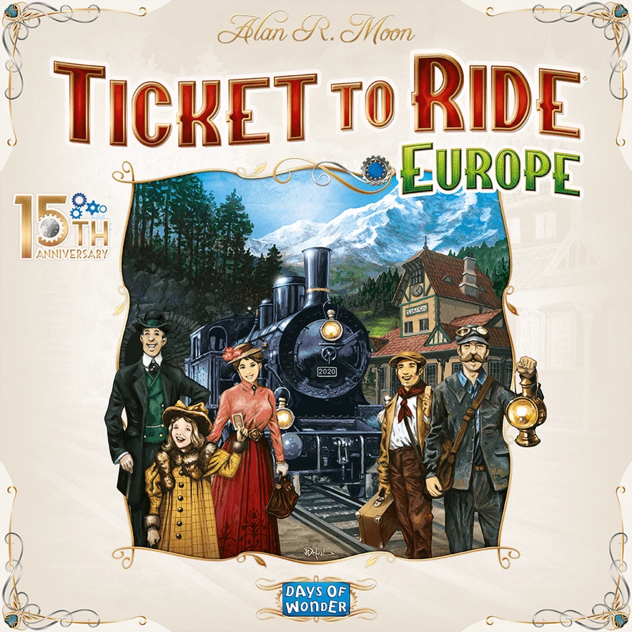 Days Of Wonder Ticket To Ride Europe 15th Anniversary