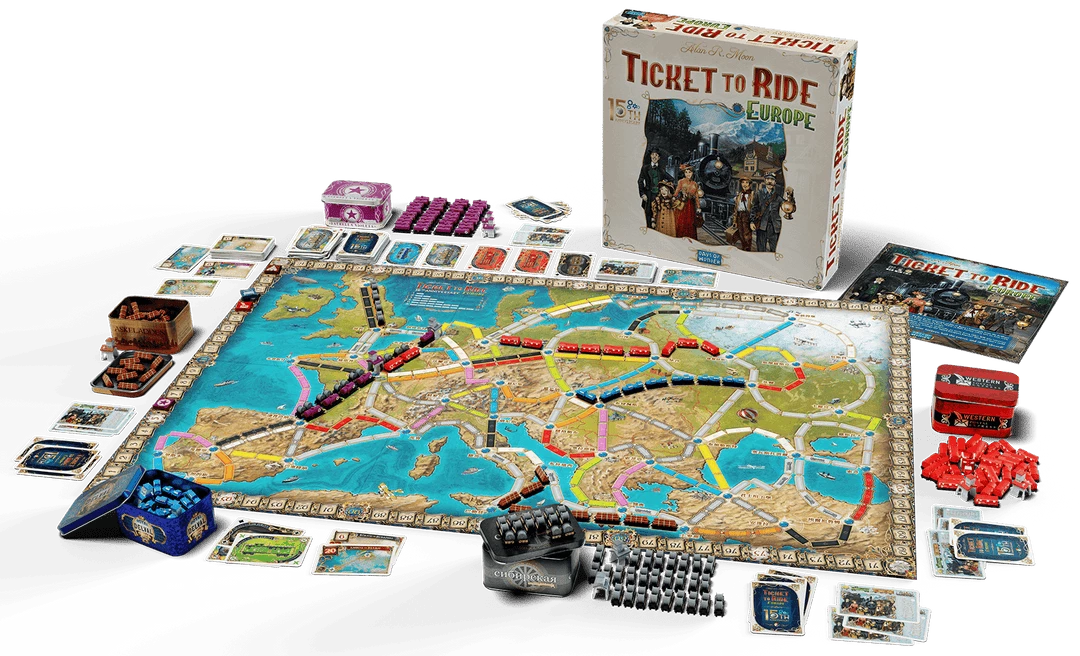 Days Of Wonder Ticket To Ride Europe 15th Anniversary