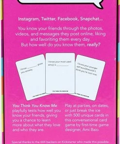 Pink Tiger Games You Think You Know Me Card Games