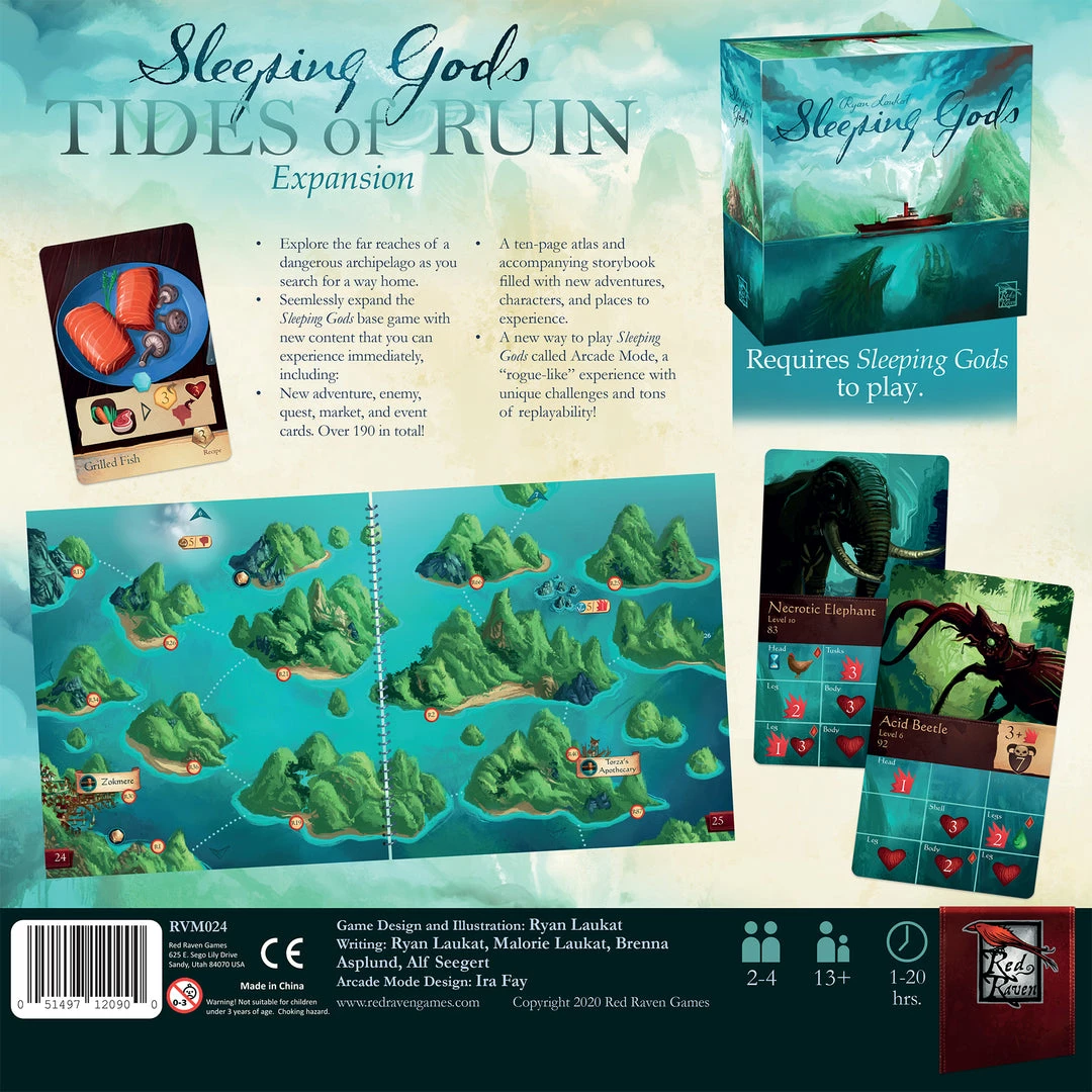 Red Raven Games Sleeping Gods: Tides Of Ruin