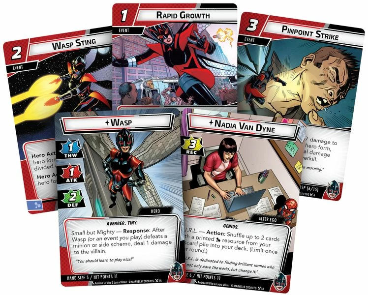 Fantasy Flight Games Marvel Champions The Card Game: Wasp Hero Pack